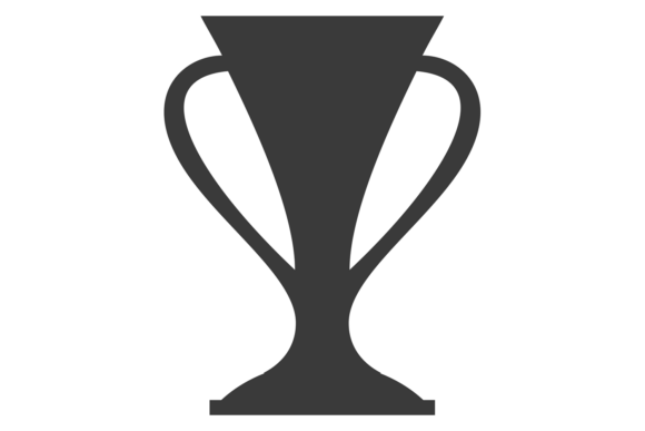 Award Black Icon. Sport Success Symbol.
