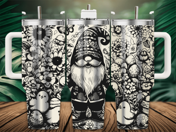 Floral Easter Gnome Eggs