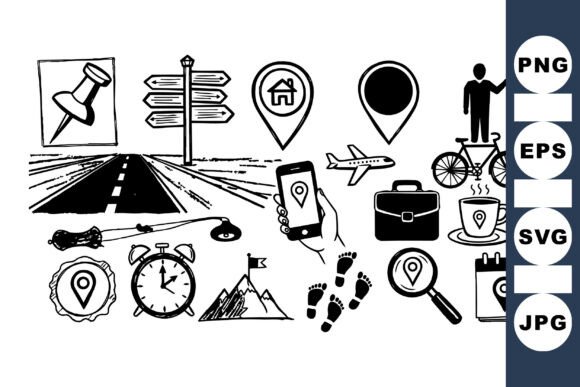 Navigation Icon Vector Set Review