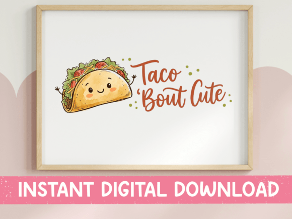 Taco Bout Cute Kawaii Taco Design