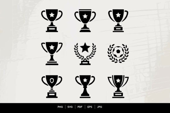 Trophy Award Icon Collection